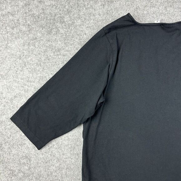 Bob Mackie Shirt Women 1X Black Southwestern Embroidered Wearable Art Tee Blouse - Picture 12 of 16